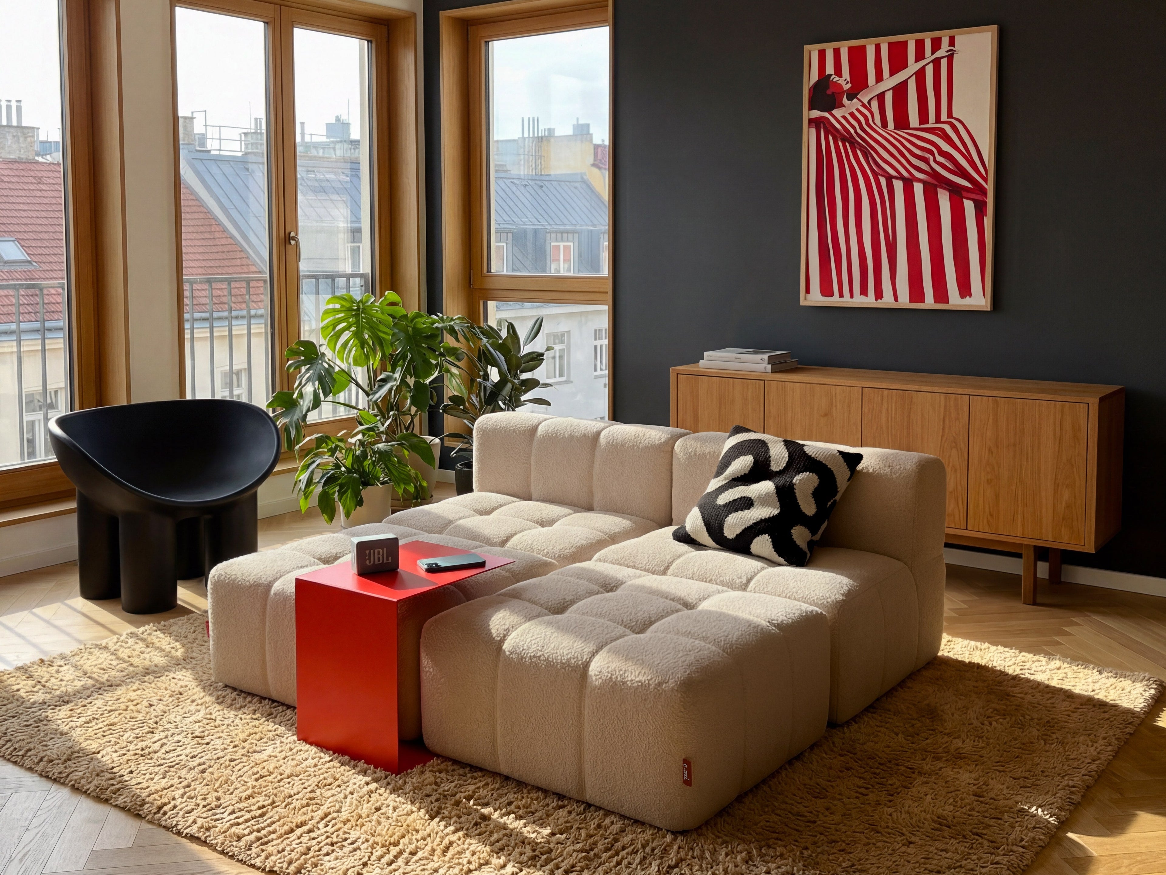 4 Teiliges Modulares Sofa – Beige by Eeazi