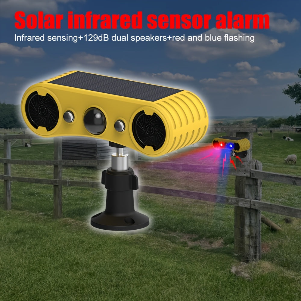 Solar Motion Alarm with Strobe Lights by LPT
