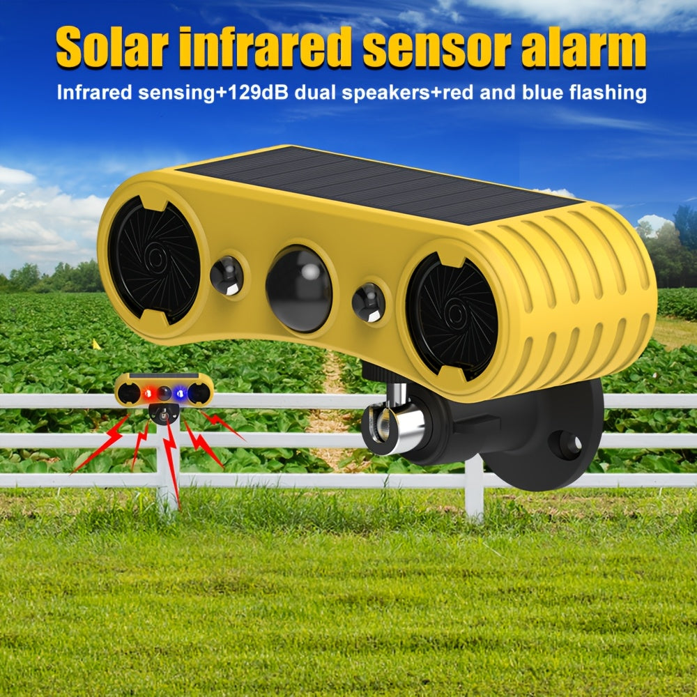 Solar Motion Alarm with Strobe Lights by LPT