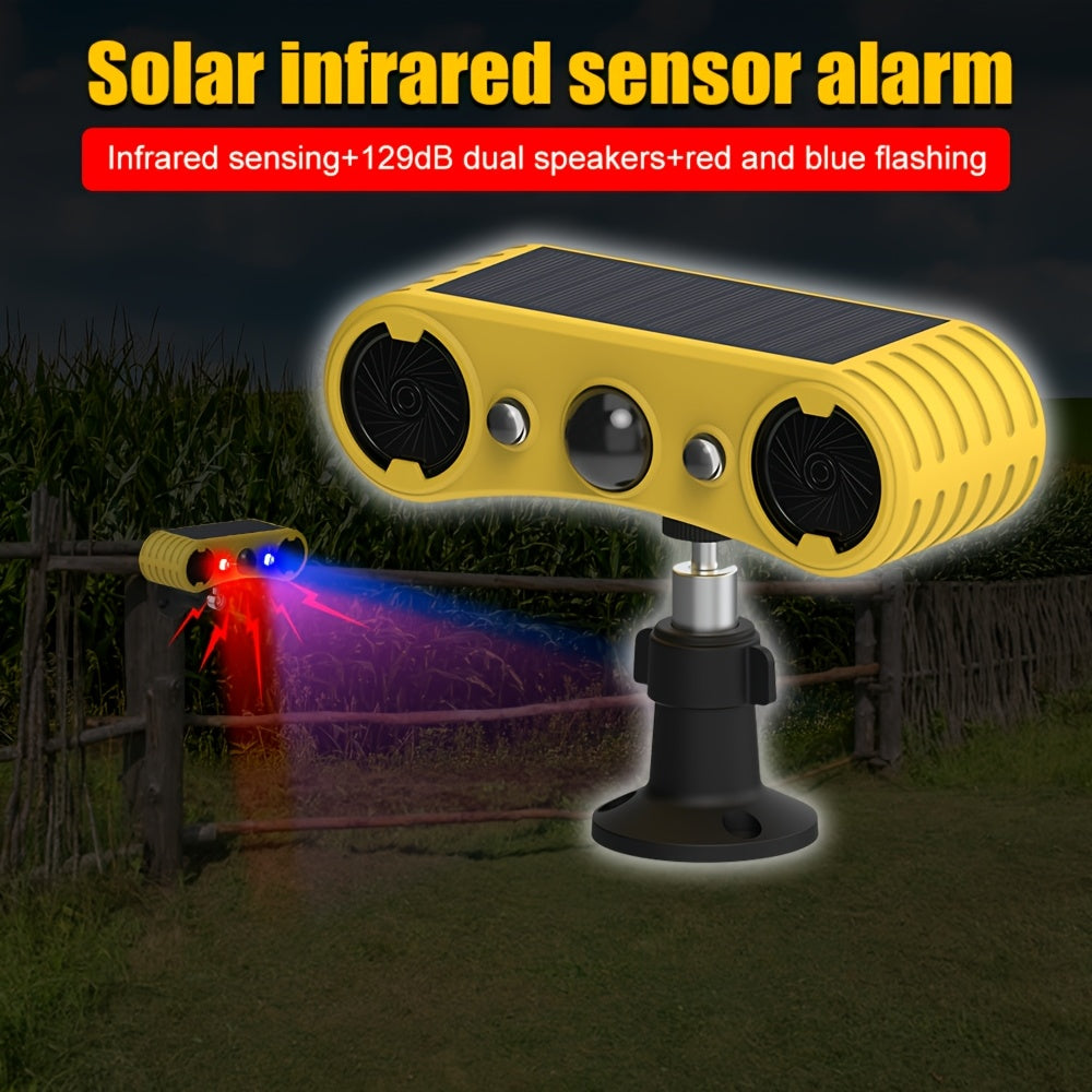 Solar Motion Alarm with Strobe Lights by LPT