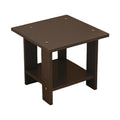 Wooden Double Layers Bedside Table Simple Solid Nightstands Night Table For Table Sofa Side Table Home Living Room Bedroom Furni by HARMONYA STORE