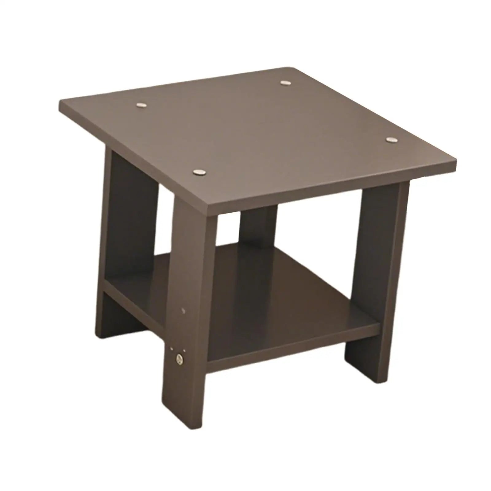 Wooden Double Layers Bedside Table Simple Solid Nightstands Night Table For Table Sofa Side Table Home Living Room Bedroom Furni by HARMONYA STORE