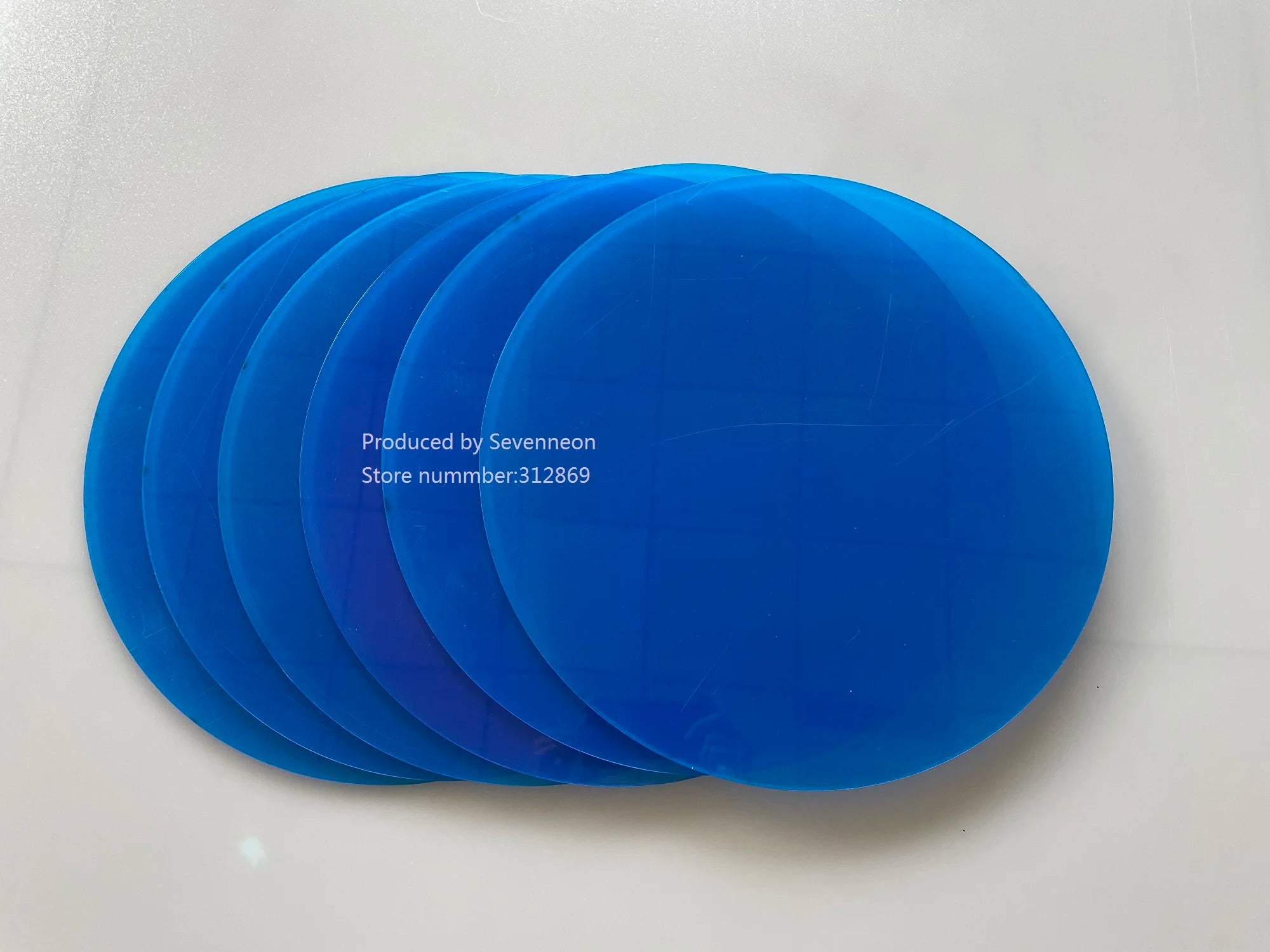 Square Shape Laser Plexiglass Rainbow Board Acrylic (PMMA) Iridescent/Radiant Circle,Oргстекло For DIY Advertising/Home Decorate by HARMONYA STORE