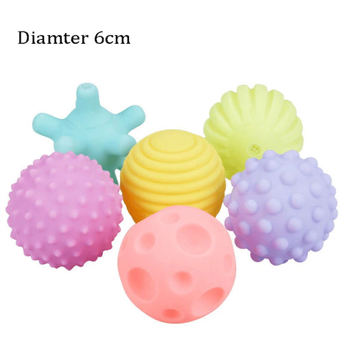 1pcs Diameter 6cm Squeaky Pet Dog Ball Toys for Small Dogs Rubber Chew Puppy Toy Dog Stuff Dogs Toys Pets brinquedo cachorro by HARMONYA STORE