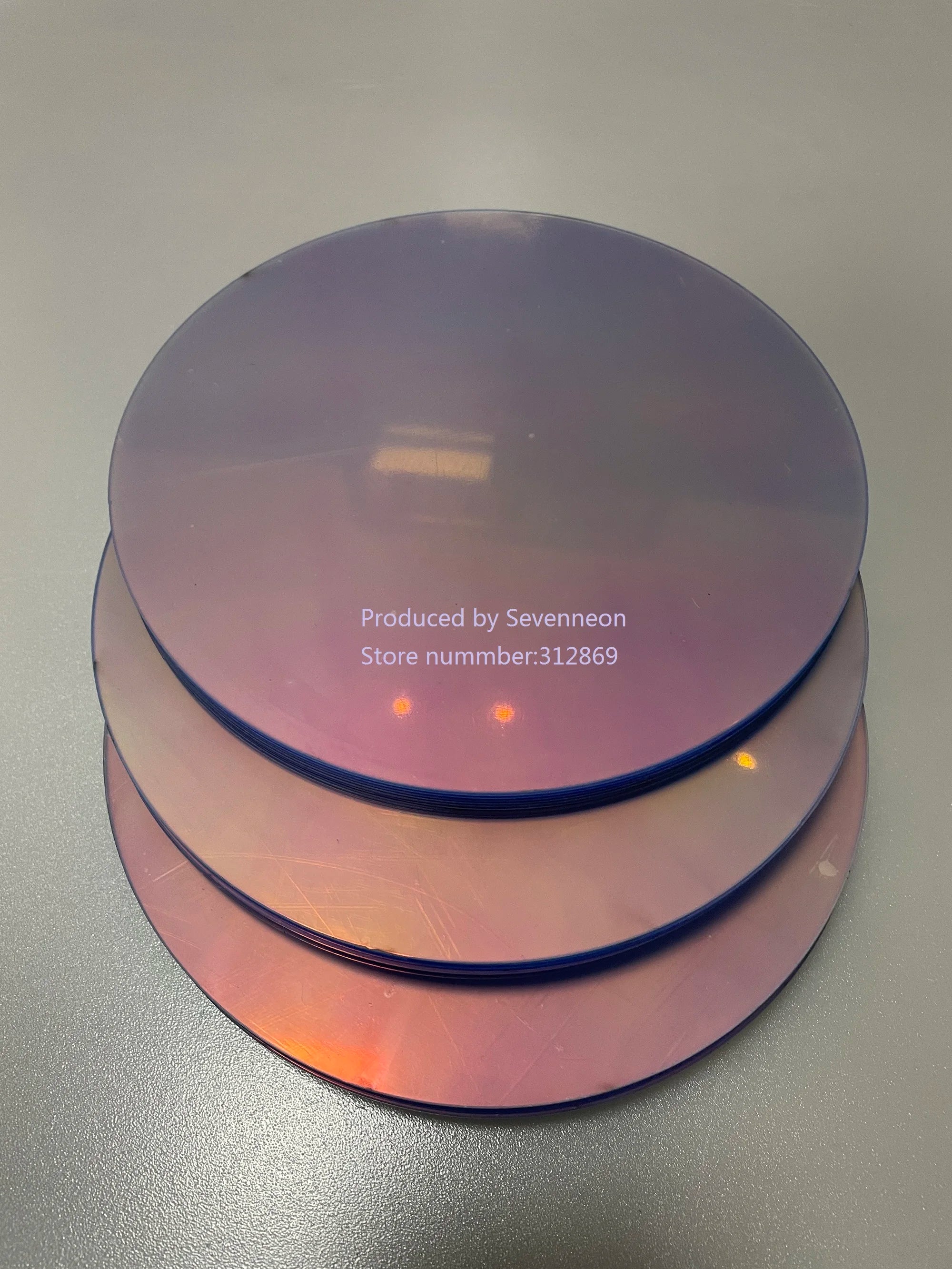 Square Shape Laser Plexiglass Rainbow Board Acrylic (PMMA) Iridescent/Radiant Circle,Oргстекло For DIY Advertising/Home Decorate by HARMONYA STORE