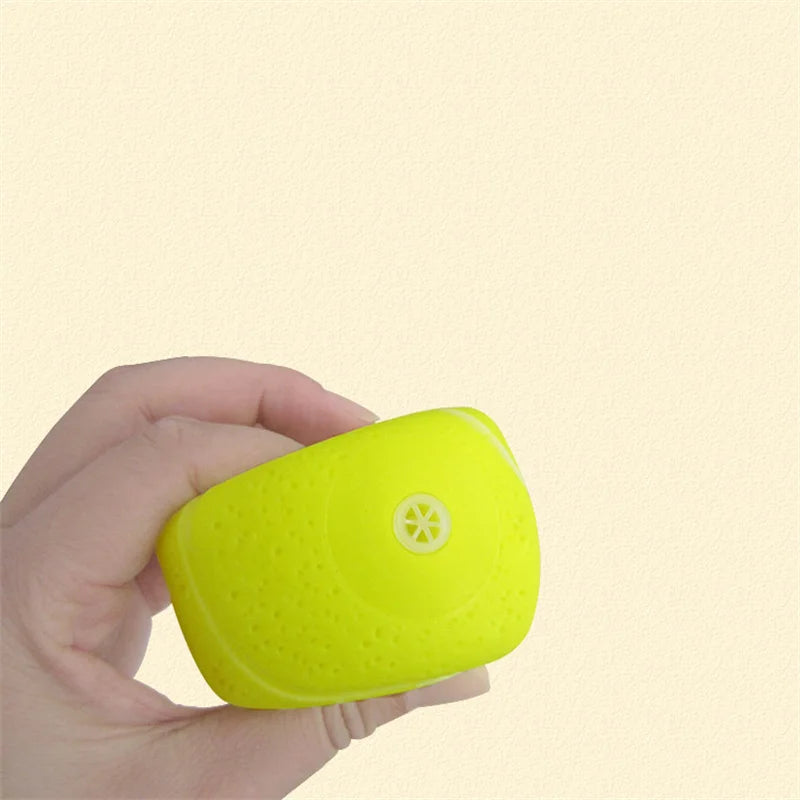 1pcs Diameter 6cm Squeaky Pet Dog Ball Toys for Small Dogs Rubber Chew Puppy Toy Dog Stuff Dogs Toys Pets brinquedo cachorro by HARMONYA STORE