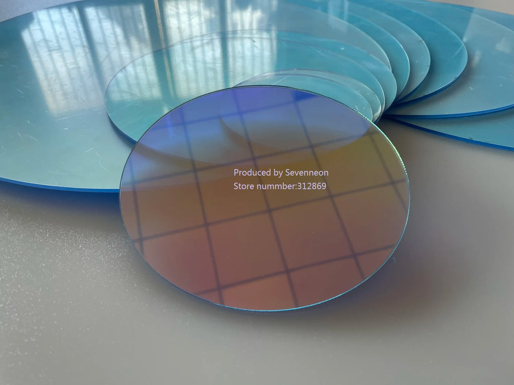 Square Shape Laser Plexiglass Rainbow Board Acrylic (PMMA) Iridescent/Radiant Circle,Oргстекло For DIY Advertising/Home Decorate by HARMONYA STORE