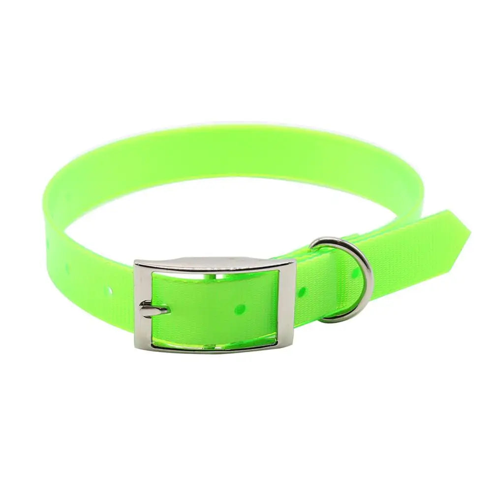 New Fashion Pet Dog Collar High Quality TPU + Nylon Waterproof Deodorant Resistant Dirt Easy Clean Collars 7 Colors Pet Supplies by HARMONYA STORE