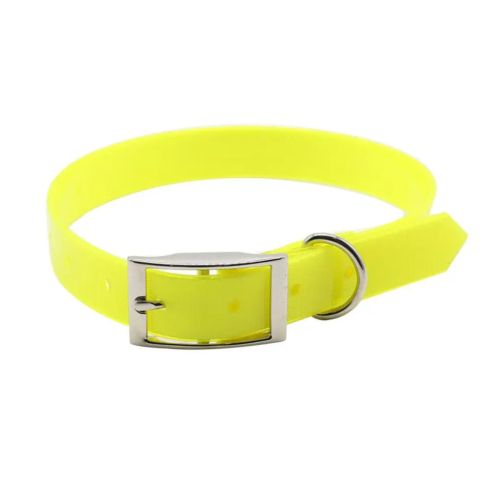 New Fashion Pet Dog Collar High Quality TPU + Nylon Waterproof Deodorant Resistant Dirt Easy Clean Collars 7 Colors Pet Supplies by HARMONYA STORE
