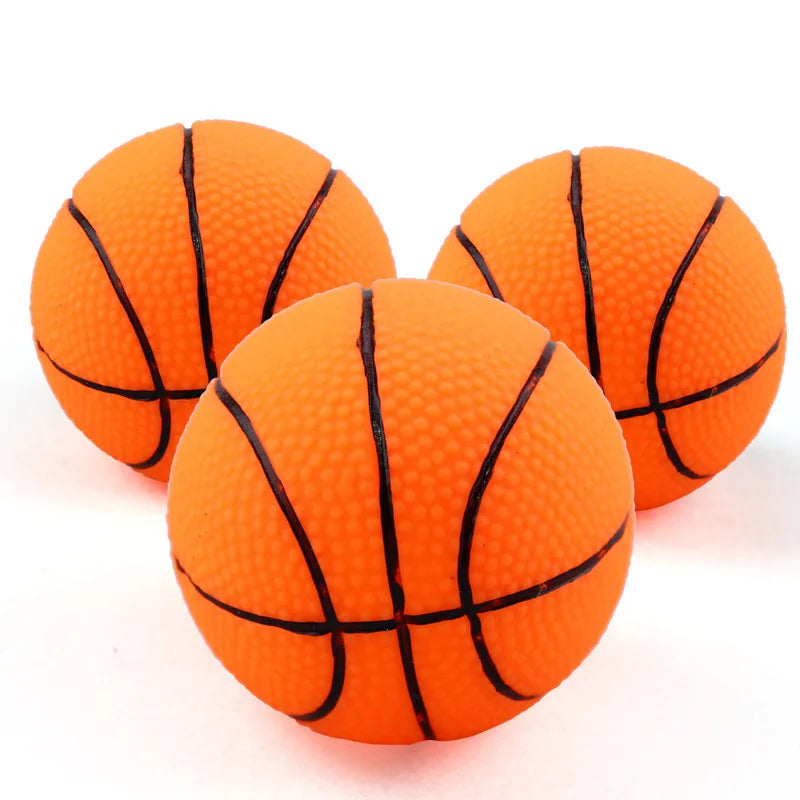 1pcs Diameter 6cm Squeaky Pet Dog Ball Toys for Small Dogs Rubber Chew Puppy Toy Dog Stuff Dogs Toys Pets brinquedo cachorro by HARMONYA STORE