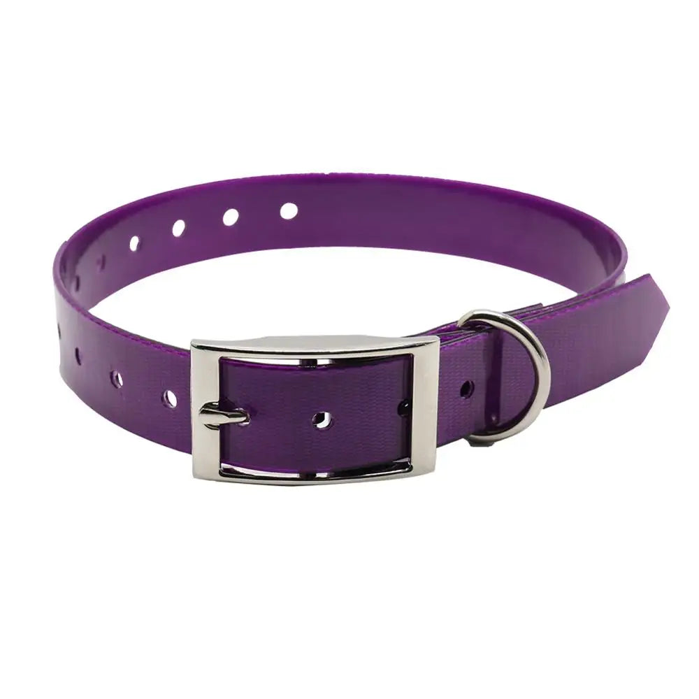 New Fashion Pet Dog Collar High Quality TPU + Nylon Waterproof Deodorant Resistant Dirt Easy Clean Collars 7 Colors Pet Supplies by HARMONYA STORE