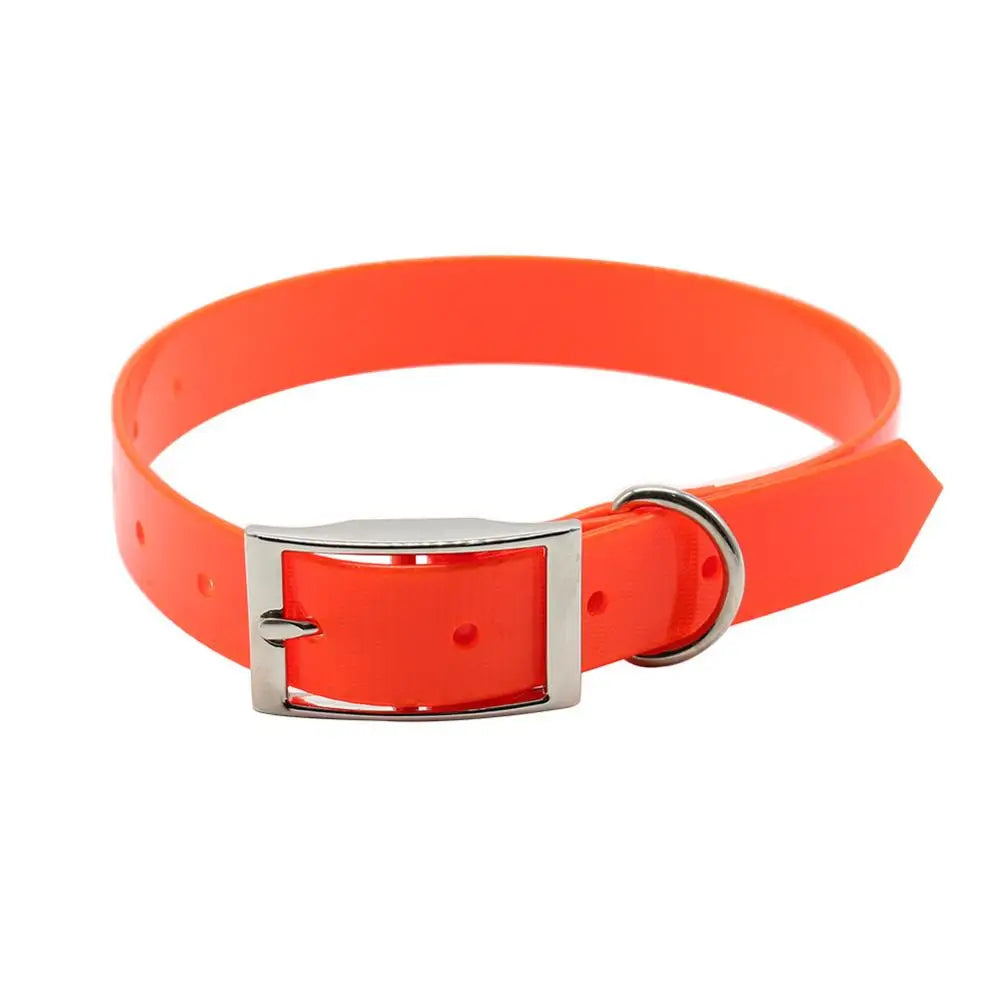 New Fashion Pet Dog Collar High Quality TPU + Nylon Waterproof Deodorant Resistant Dirt Easy Clean Collars 7 Colors Pet Supplies by HARMONYA STORE