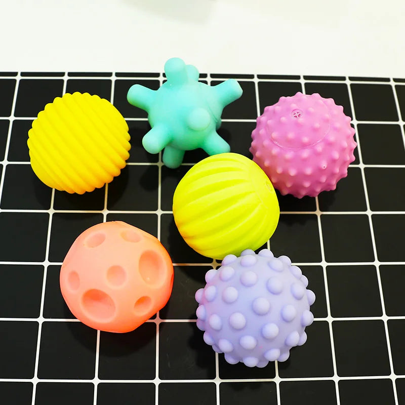 1pcs Diameter 6cm Squeaky Pet Dog Ball Toys for Small Dogs Rubber Chew Puppy Toy Dog Stuff Dogs Toys Pets brinquedo cachorro by HARMONYA STORE