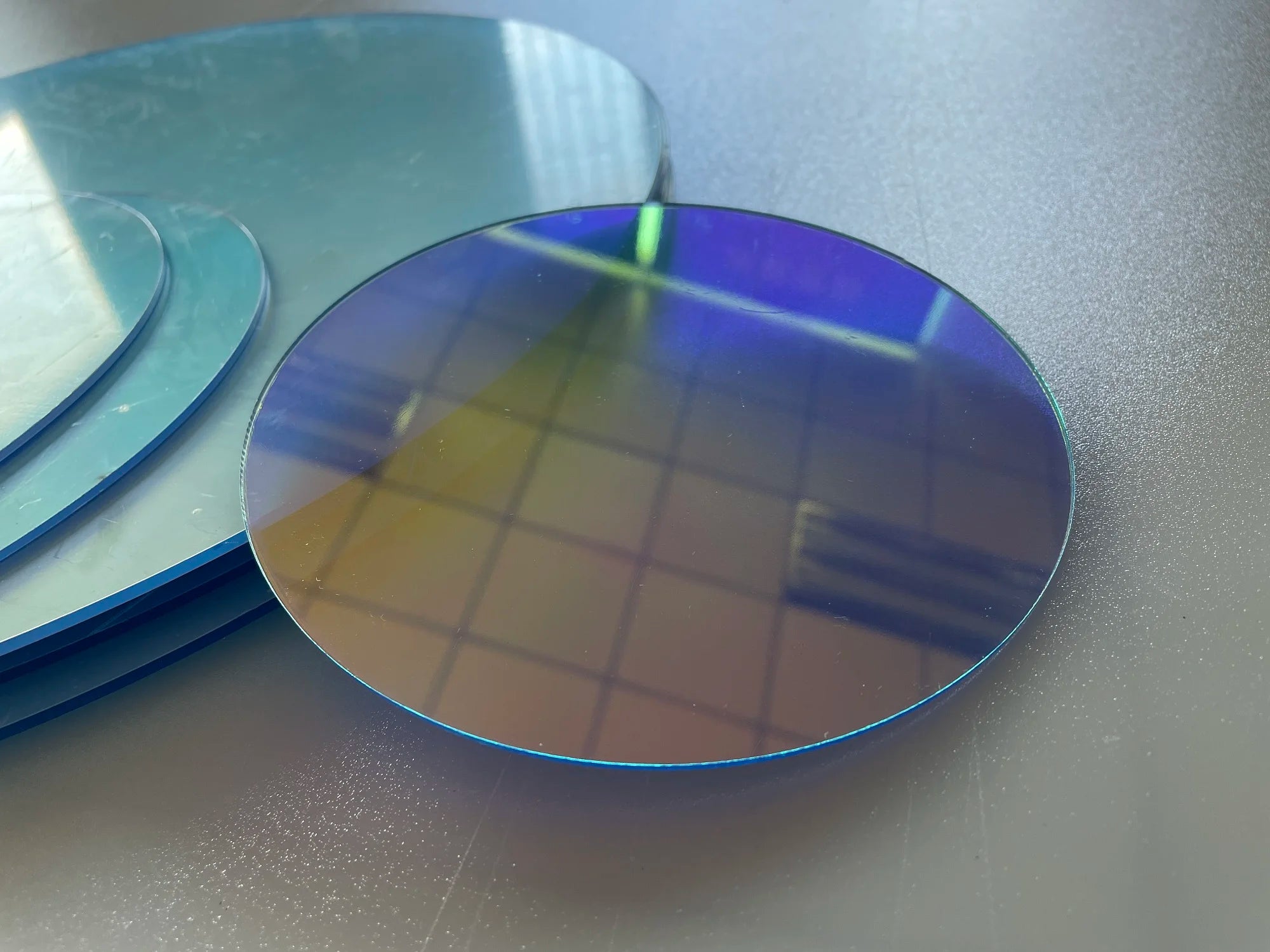 Square Shape Laser Plexiglass Rainbow Board Acrylic (PMMA) Iridescent/Radiant Circle,Oргстекло For DIY Advertising/Home Decorate by HARMONYA STORE