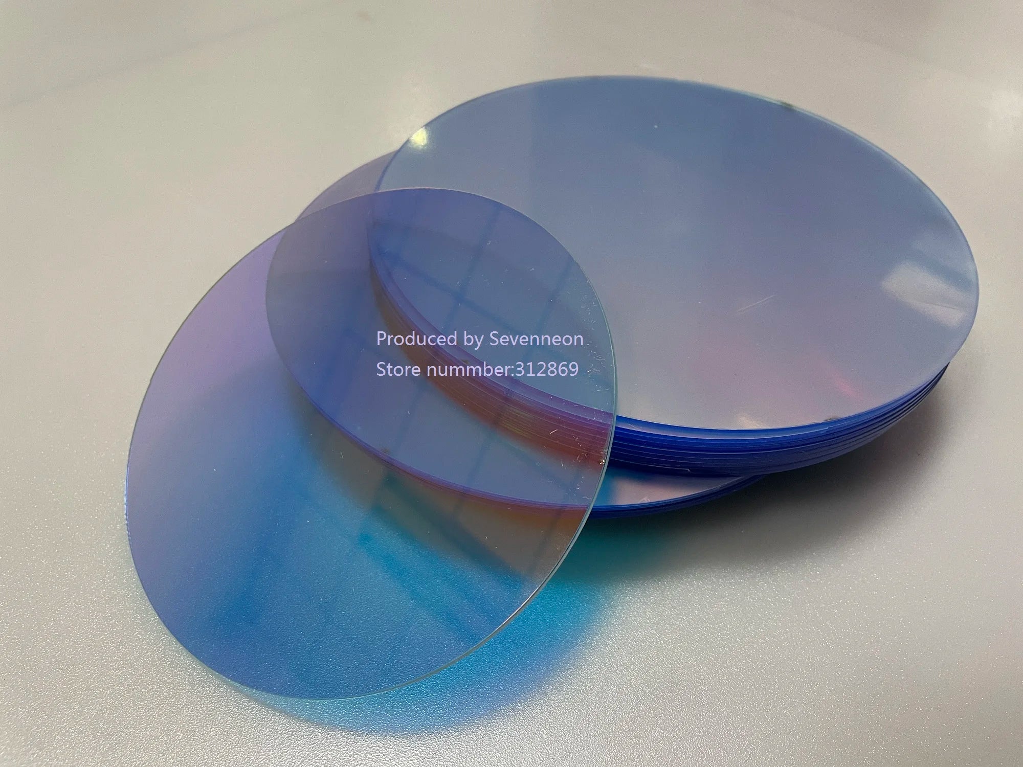 Square Shape Laser Plexiglass Rainbow Board Acrylic (PMMA) Iridescent/Radiant Circle,Oргстекло For DIY Advertising/Home Decorate by HARMONYA STORE