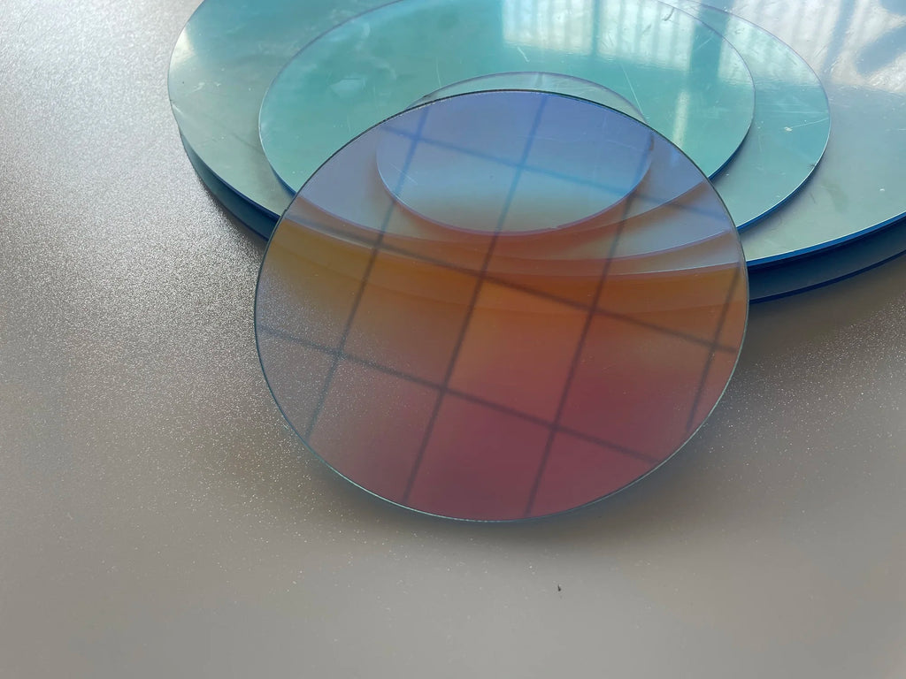Square Shape Laser Plexiglass Rainbow Board Acrylic (PMMA) Iridescent/Radiant Circle,Oргстекло For DIY Advertising/Home Decorate by HARMONYA STORE
