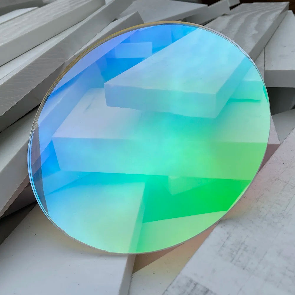 Square Shape Laser Plexiglass Rainbow Board Acrylic (PMMA) Iridescent/Radiant Circle,Oргстекло For DIY Advertising/Home Decorate by HARMONYA STORE