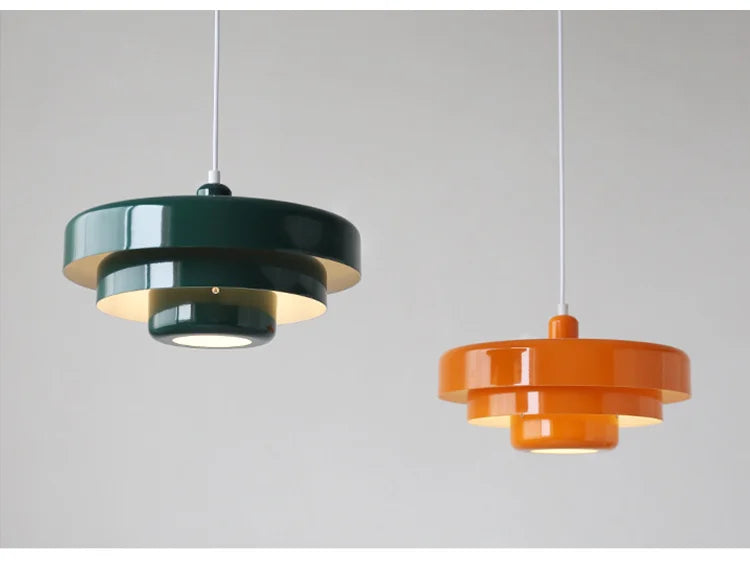 Medieval Retro Orange Pendant Lamp Dining Room Restaurant Home Decor LED Ceiling Chandelier Lighting for Cafe Bar Hanging Lights by HARMONYA STORE