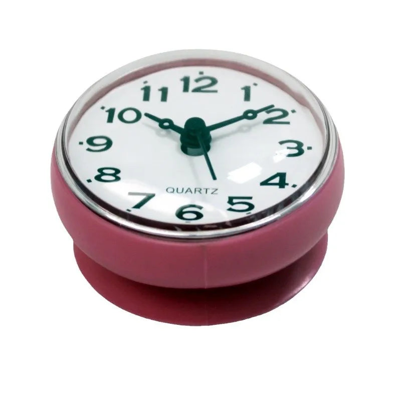 Waterproof Simple Wall Clock Swimming Pool Bathroom Shower Mute Clock Suction Cup Hanging Wall Clock Toilet Watch Home Decorate by HARMONYA STORE