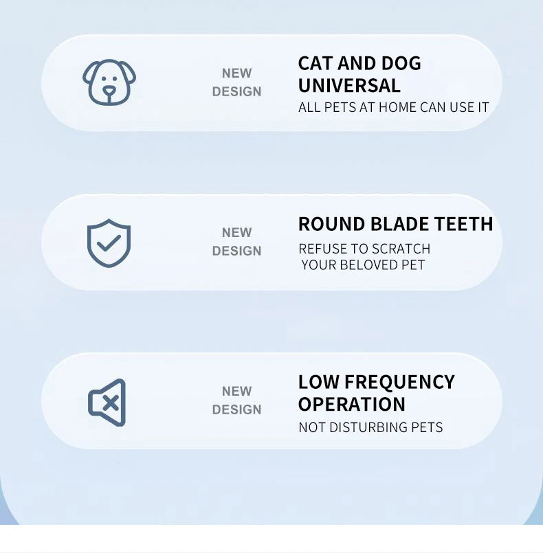 Pet Dog Electric Groomer Trimmer with LED Light Waterproof Pet Foot Hair Trimmer Low Noise Cat Dog Face Foot Ear Hip Paw Shaver by HARMONYA STORE