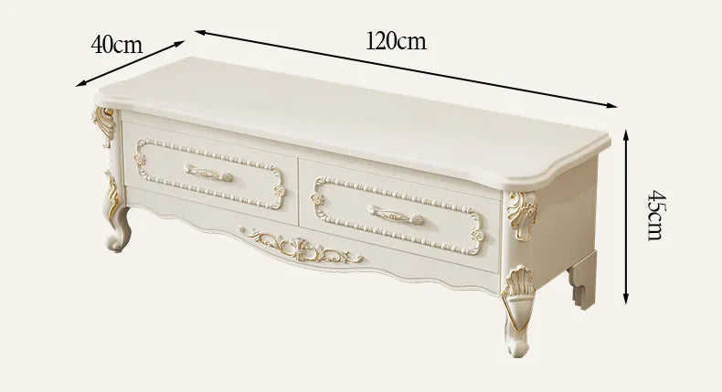 Home Light luxury modern simple 140cm coffee table 180cm TV cabinet combination set side tables tv stand living room furniture by HARMONYA STORE