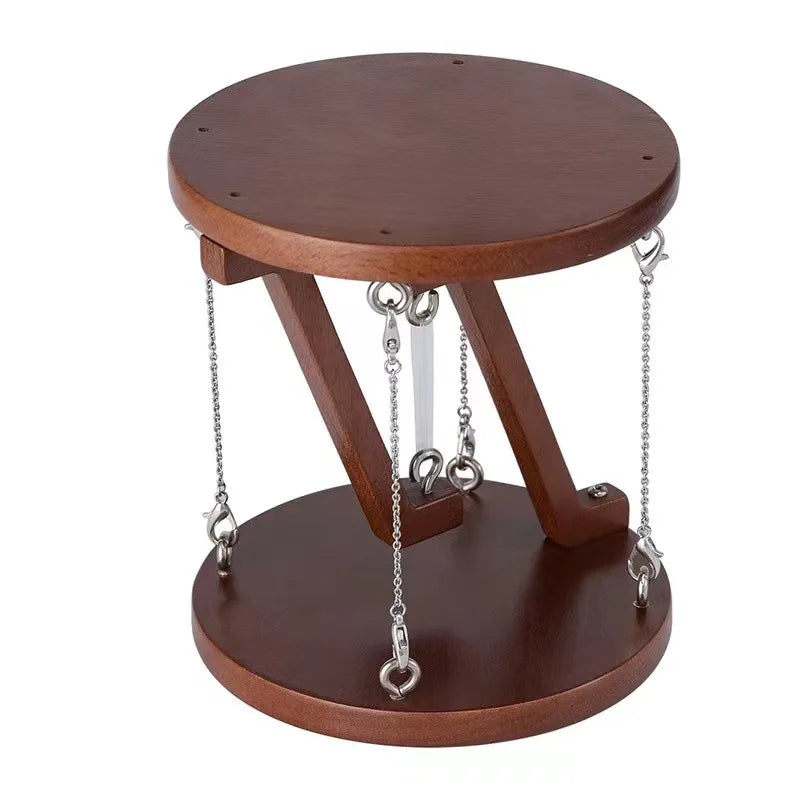 Tensegrity Structure Floating Table Wooden Stand Desktop Ornament For Office Living Room Desk TV Cabinet Home Decoration by HARMONYA STORE