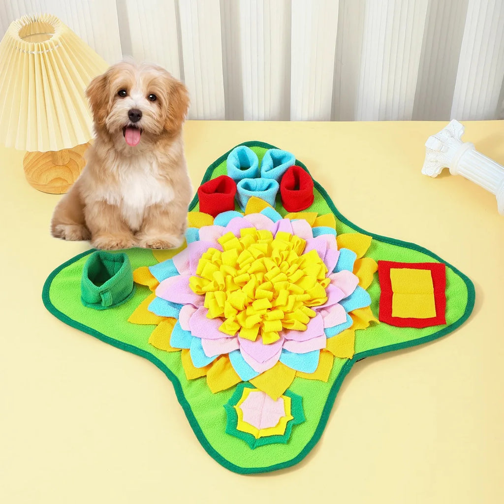 Good Pet Snuffle Mat for Dogs,Interactive Feed Puzzle for Boredom,Encourages Natural Foraging Skills by HARMONYA STORE