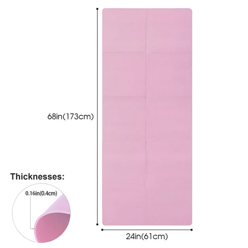 4MM Thick EVA Yoga Mats Anti-slip Sport Fitness Mat Blanket For Exercise Yoga And Pilates Gymnastics Mat Fitness Equipment by HARMONYA STORE