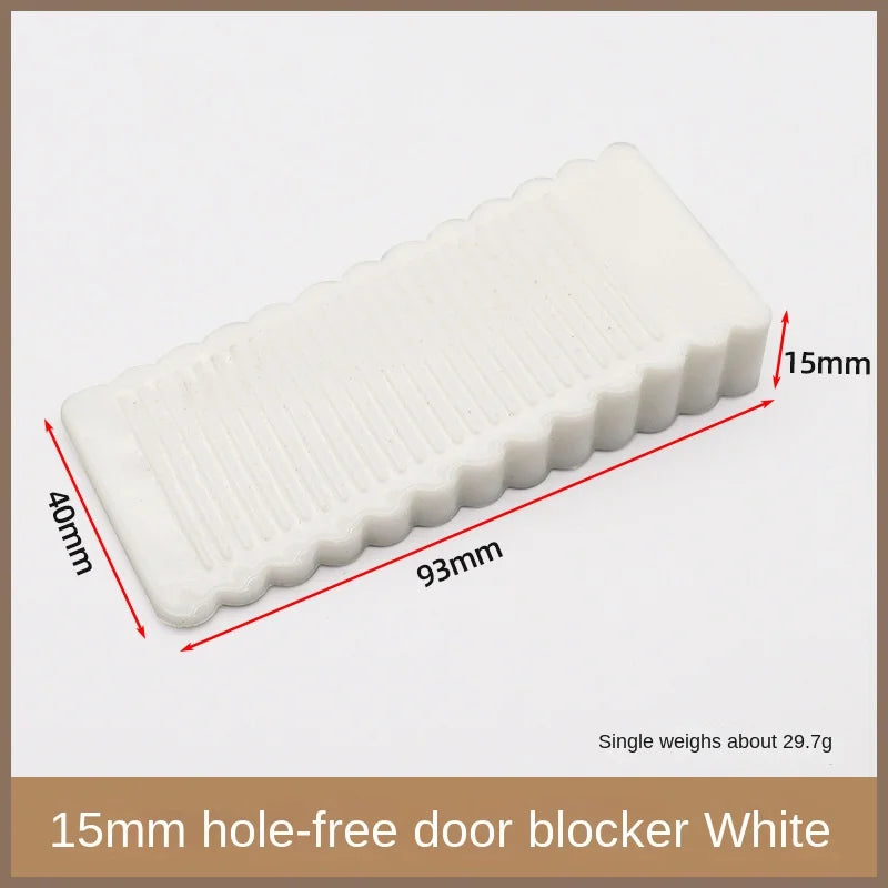 Safety Silicone Door Stop Block Wedge Stop Door Stopper Home Offices Door Rear Retainer Impact Stopper Rubber Stops No Drill by HARMONYA STORE