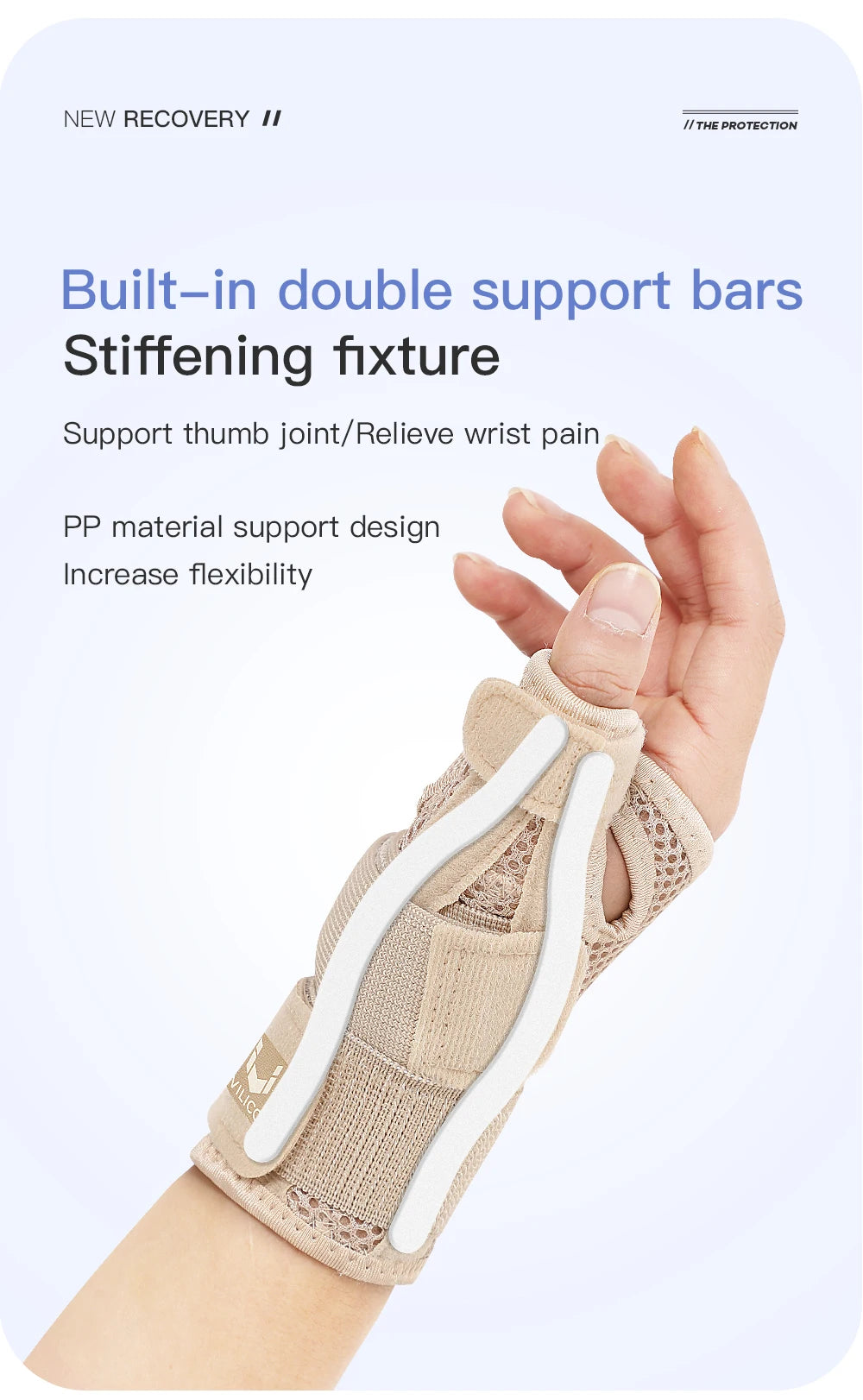 1Pc Professional Wrist Support Splint Arthritis Band Belt Carpal Tunnel Wrist Brace Sprain Prevention Wrist Protector for Fitnes by HARMONYA STORE