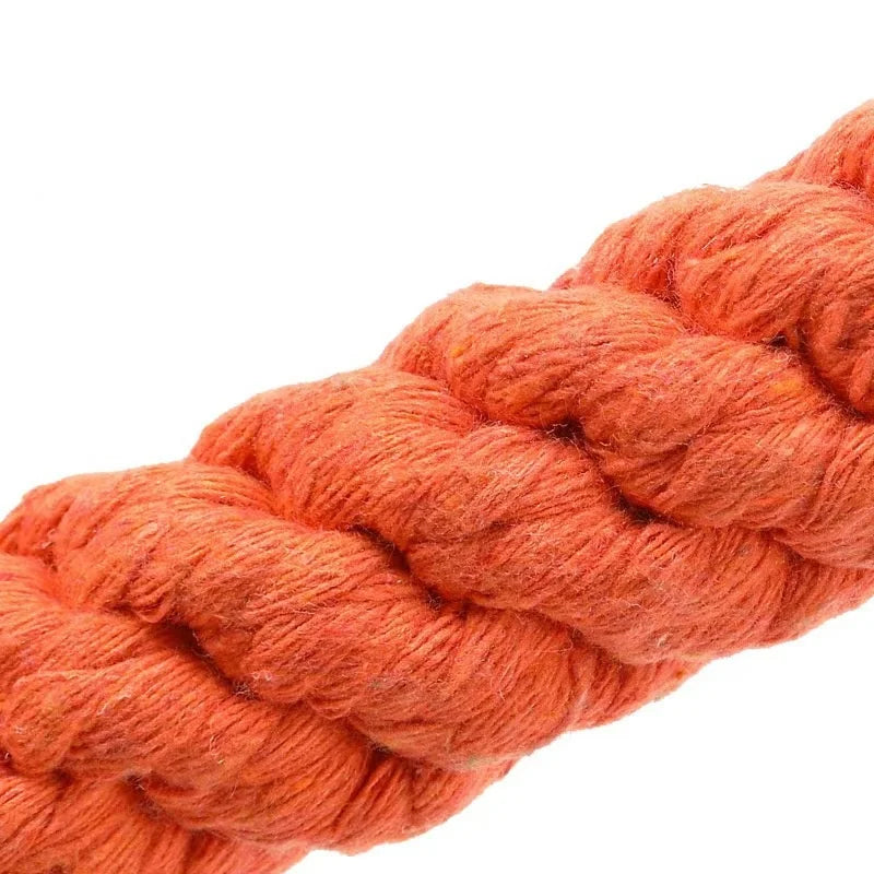 Cotton Rope Weaving Carrot Pet Toy for Puppies - Durable Wear & Bite Resistance Boredom Relief Dog Toy by HARMONYA STORE