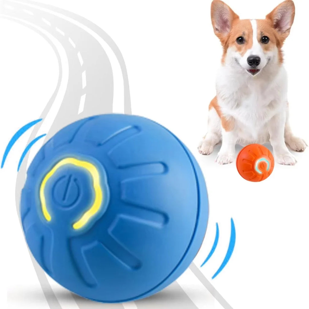 Pet toys Gravity Electric Amusement Pet Ball Smart Bouncing Ball For Dogs and Cats by HARMONYA STORE