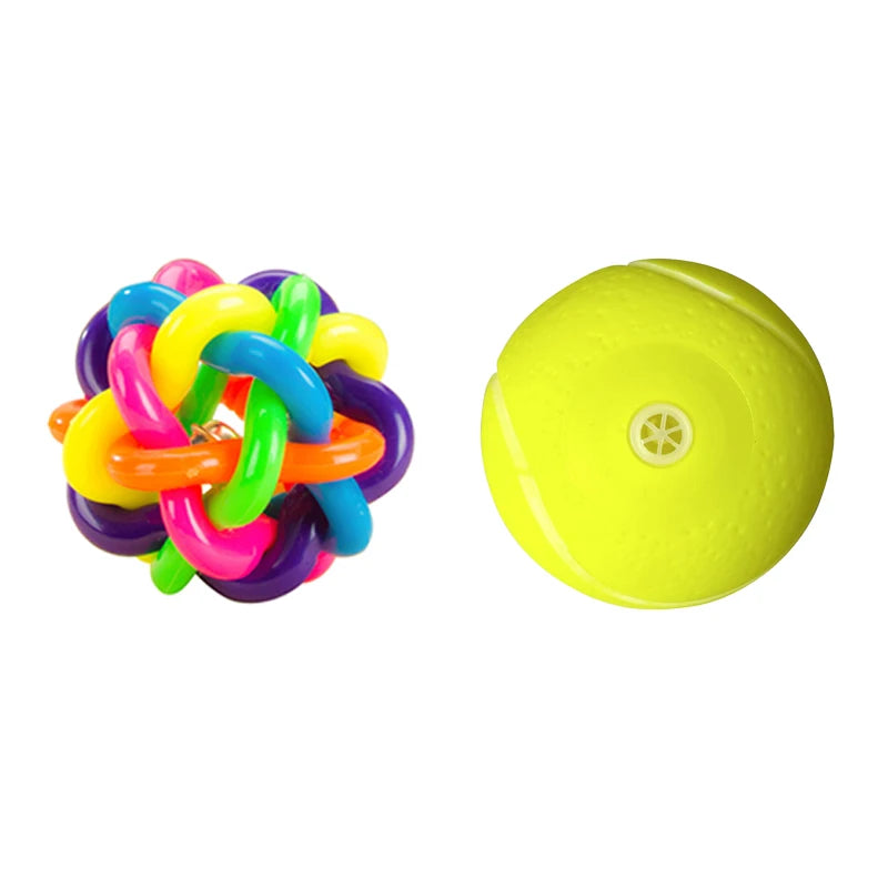 1pcs Diameter 6cm Squeaky Pet Dog Ball Toys for Small Dogs Rubber Chew Puppy Toy Dog Stuff Dogs Toys Pets brinquedo cachorro by HARMONYA STORE