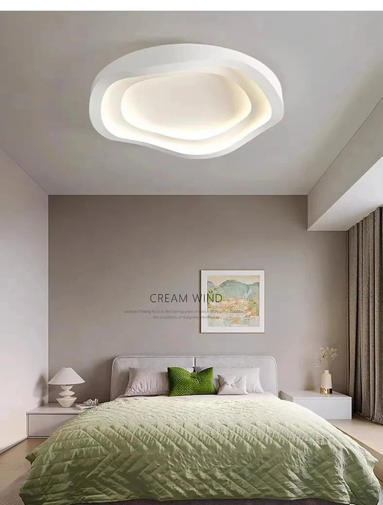 Nordic Bedroom LED Ceiling Lights Home Modern Style Indoor Master Bedroom Lustre Circular Brief Home Decorate Lighting Fixtures by HARMONYA STORE