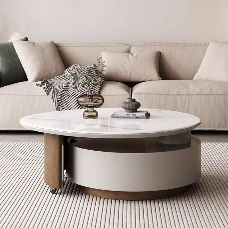 Frame Storage Coffee Table Modern Clear Organizer Ornaments Coffee Table Glam Aesthetic Tavolino Da Salotto Home Furniture by HARMONYA STORE