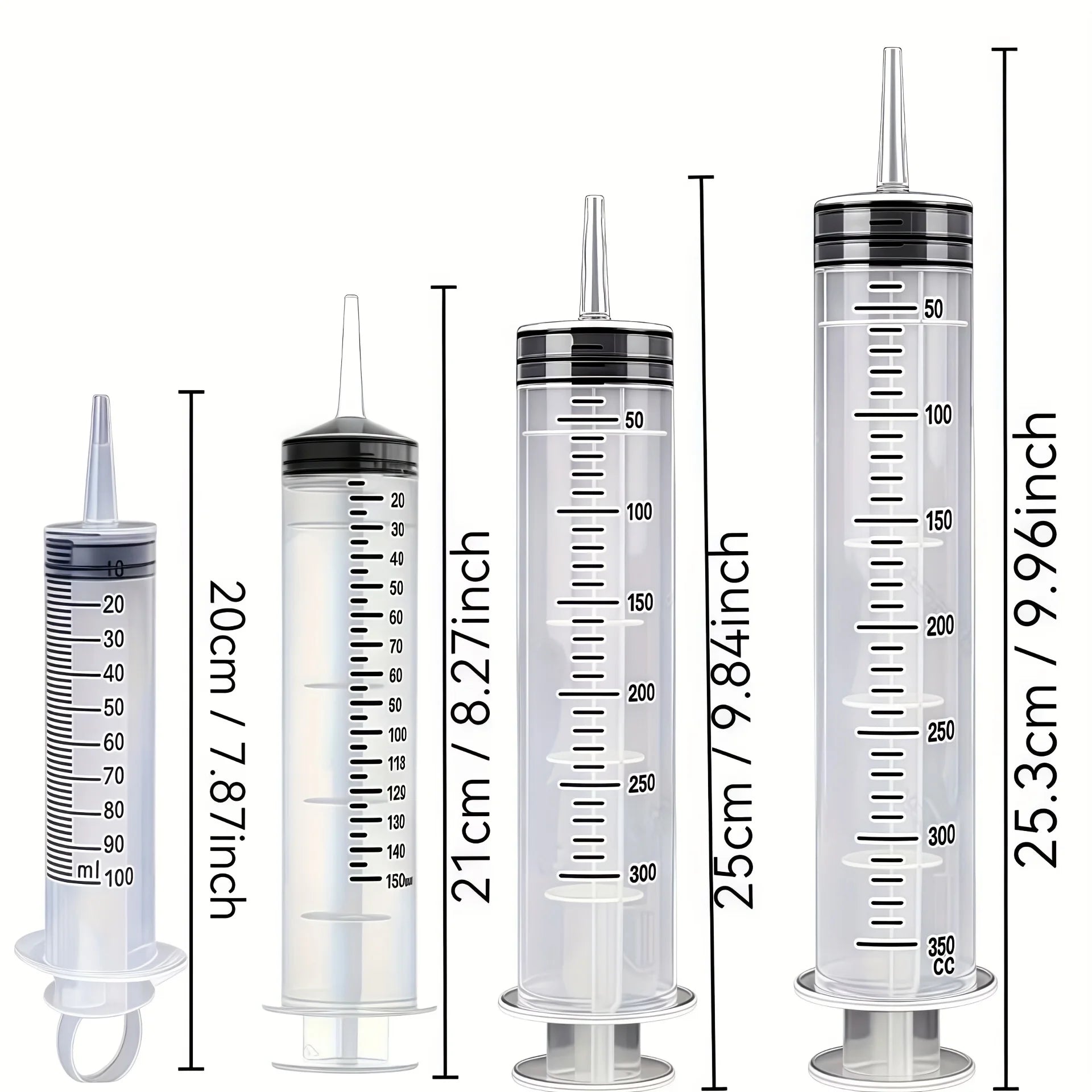 1 set of car water suction/injection tool with syringe by HARMONYA STORE