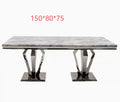 Modern Dining Table Set 6 Seater Marble Table Luxury Dining Tables Living Room, Furniture by HARMONYA STORE