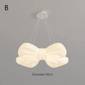 Creative Butterfly Knot Bedroom Led Ceiling Chandelier Modern Children's Room Lamp Home Decorate Living Room Dining Lamp Fixture by HARMONYA STORE