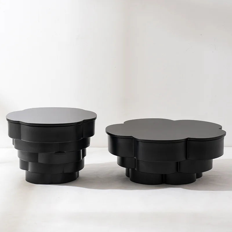 Tableau Artistic Round Side Table, Ideal For Study Or Lounge Areas Table Contemporary Furniture Home Decor Table by HARMONYA STORE