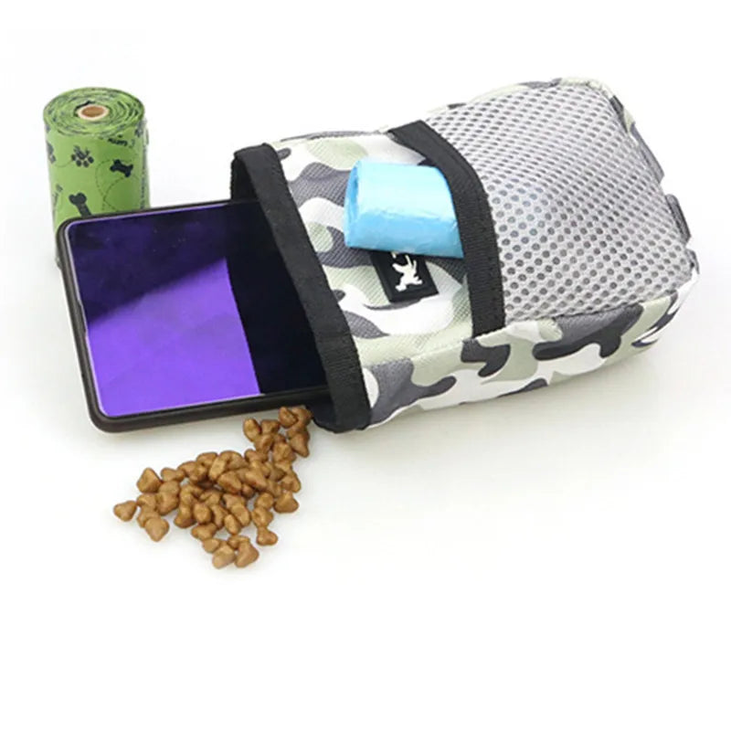 Pet Dog Puppy Training Treat Snack Bait Pet Feed Pocket Pouch Obedience Agility Pouch Food Bag Pocket Snack Reward Waist Bag by HARMONYA STORE