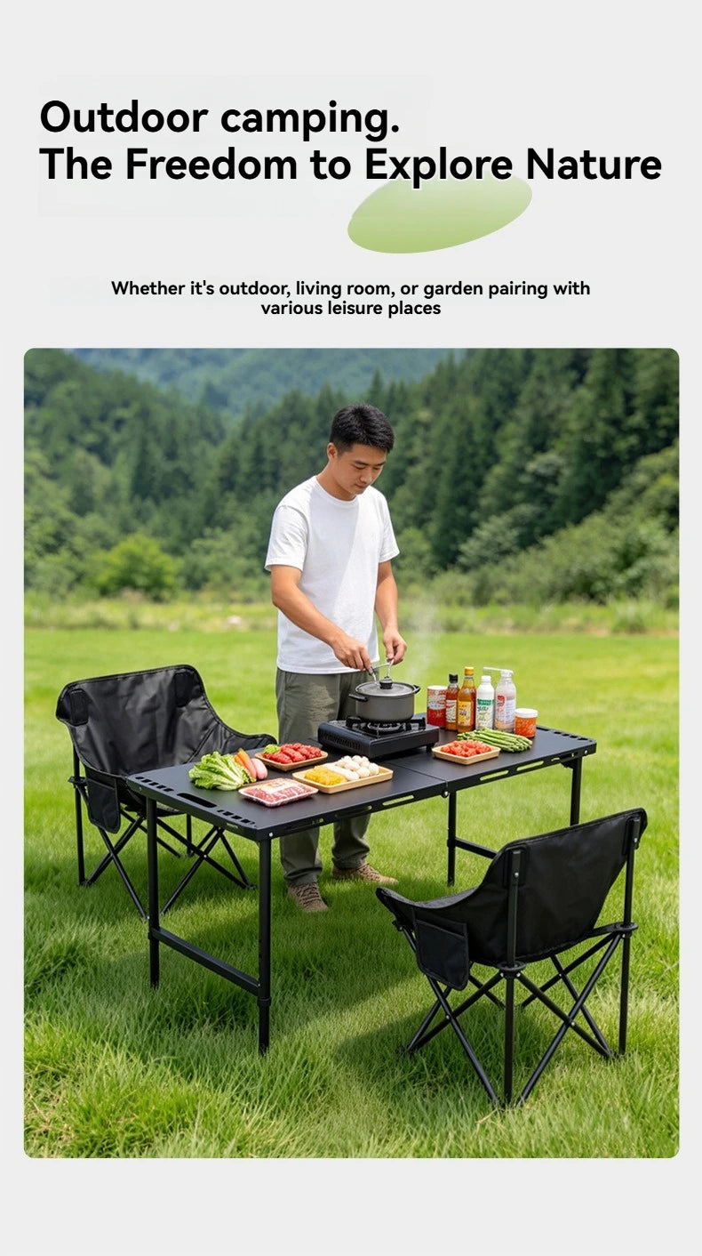 Tactical Table Outdoor Camping Table Portable Picnic Folding Tea Table Lightweight Quick Opening Tactical Table Barbecue Table by HARMONYA STORE