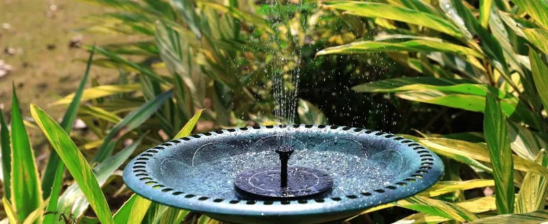 1W/1.5W/2.5W Outdoor Solar Fountain Suitable for Garden Pond Solar Fountain Pump Kit with 6 Nozzles for Garden Decoration by HARMONYA STORE