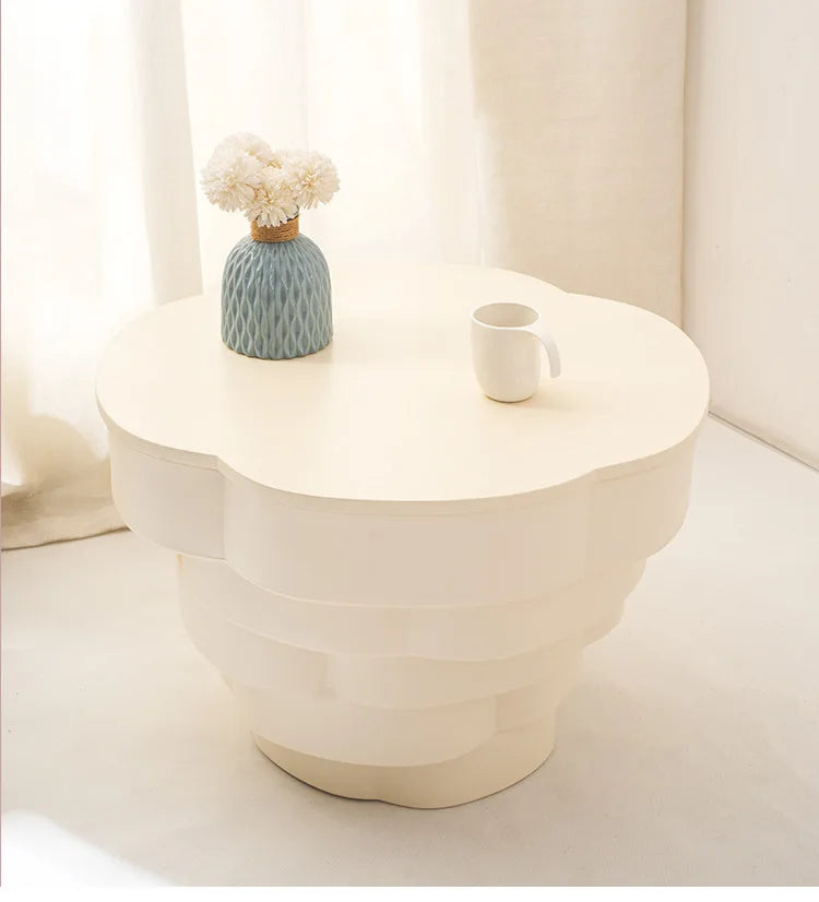Tableau Artistic Round Side Table, Ideal For Study Or Lounge Areas Table Contemporary Furniture Home Decor Table by HARMONYA STORE