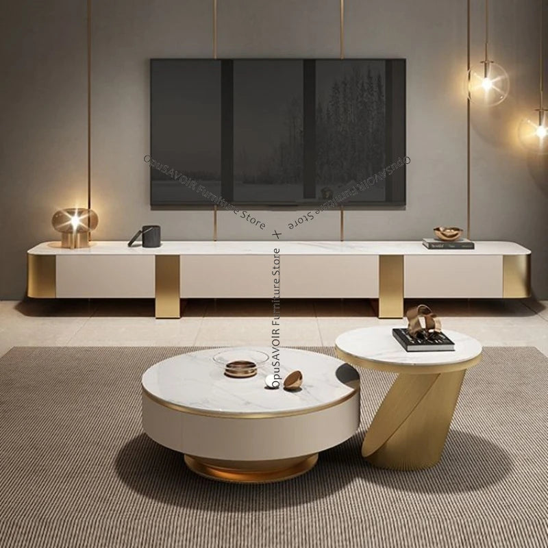 Coffee Table Simple TV Stands Stand Drawer Living Room Homestay TV Stands Home Metal Furniture Телевизионный Шкаф MHDSG by HARMONYA STORE