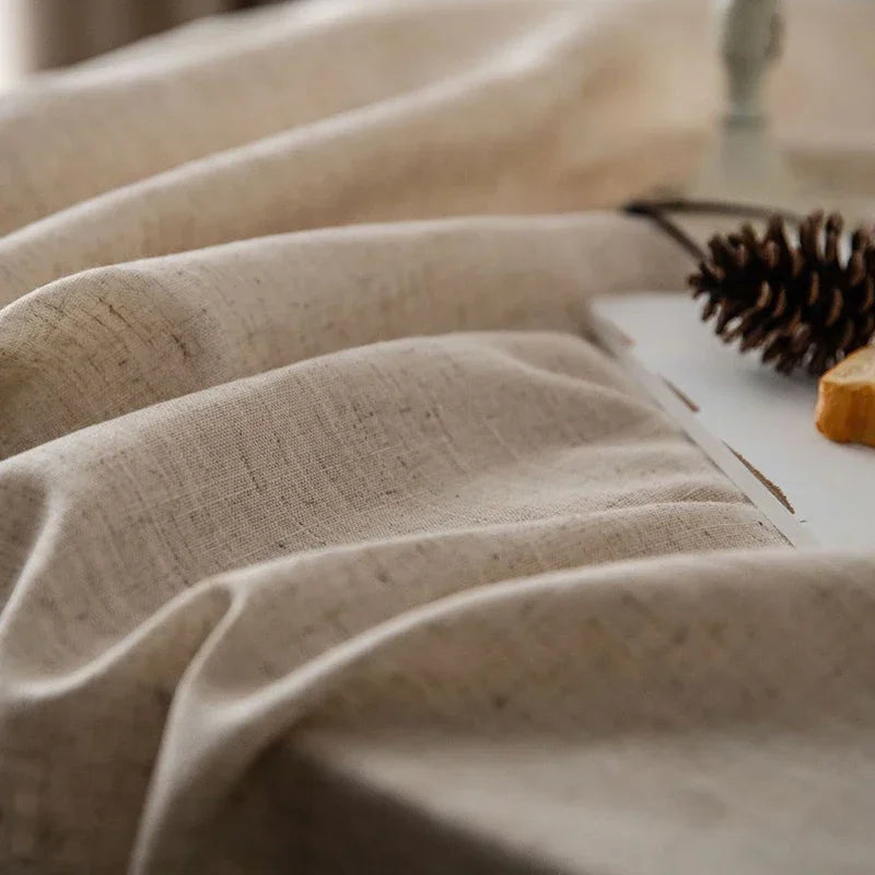 Tablecloth Rectangular Beige Table Cover With Tassel Dinning Table Decoration European Tablecloths manteles de mesa rectangular by HARMONYA STORE
