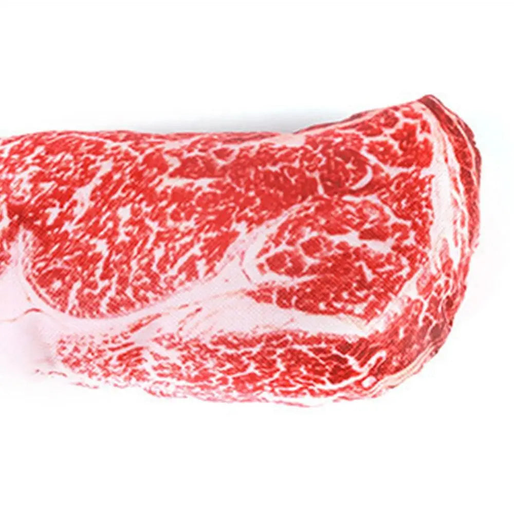 Simulation Squeaky Bone Dog Toys Steak Bite-Resistant Clean Dog Chew Puppy Training Toy Soft Steak Carrot Animal Pet Supplies by HARMONYA STORE