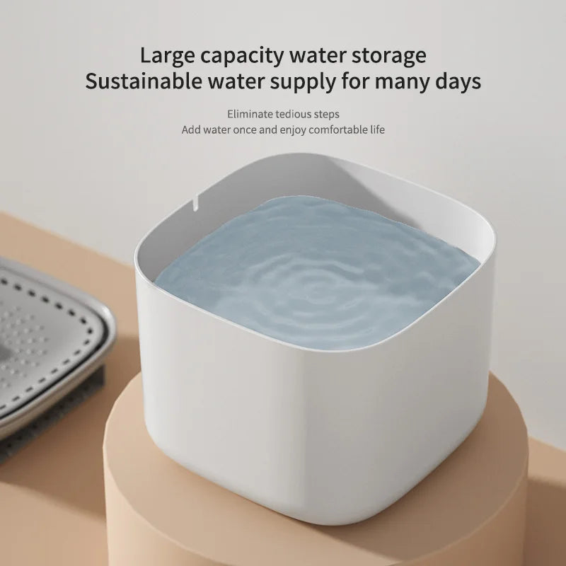 3L Cat Water Fountain Auto Recirculate Filter Large Capacity Filtring Cat Water Drinker USB Electric Mute Cats Water Dispenser by HARMONYA STORE