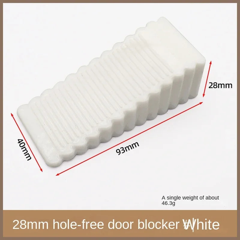 Safety Silicone Door Stop Block Wedge Stop Door Stopper Home Offices Door Rear Retainer Impact Stopper Rubber Stops No Drill by HARMONYA STORE