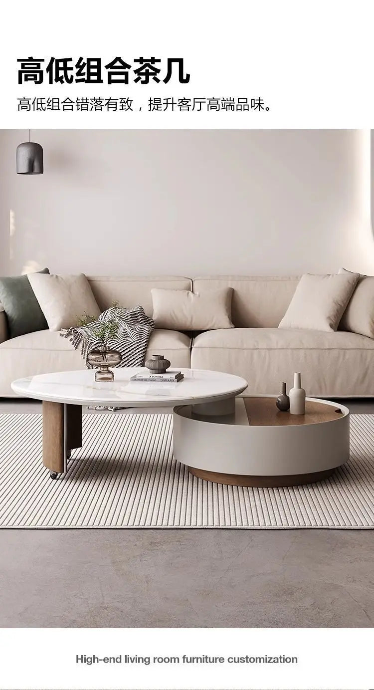 Frame Storage Coffee Table Modern Clear Organizer Ornaments Coffee Table Glam Aesthetic Tavolino Da Salotto Home Furniture by HARMONYA STORE