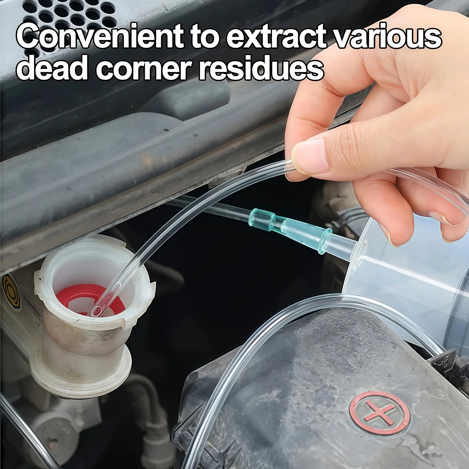 1 set of car water suction/injection tool with syringe by HARMONYA STORE
